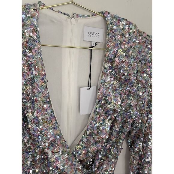 ONE33SOCIAL Sequin Party/Cocktail/Special Occasion Sequin Dress Size 6 NWT - Picture 2 of 8